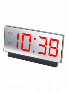 Часы электронные настольные от USB с будильником и термометром VST 897-1 Красные